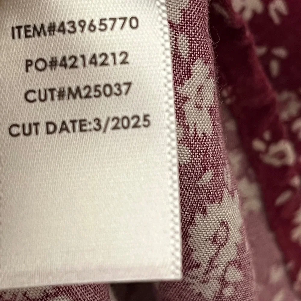 Torrid Burgundy Floral Ditsy Surplice Faux Wrap Mini Dress Pockets Size 1 1X